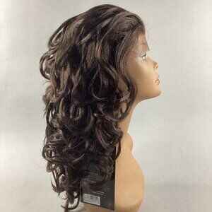 It’s a Wig Lace Bright Wavy #4 Dark Brown Lace Front Premium Synthetic Wig